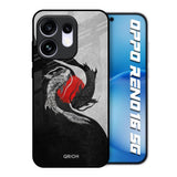 Japanese Art Oppo Reno16 5G Glass Back Cover Online