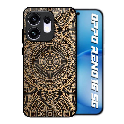 Luxury Mandala Oppo Reno16 5G Glass Back Cover Online