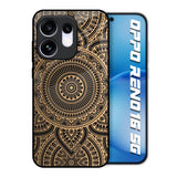 Luxury Mandala Oppo Reno16 5G Glass Back Cover Online