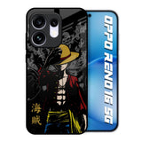 Dark Luffy Oppo Reno16 5G Glass Back Cover Online