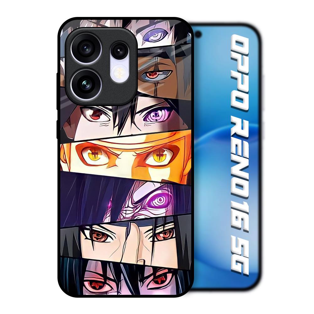 Anime Eyes Oppo Reno16 5G Glass Back Cover Online