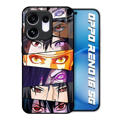 Anime Eyes Oppo Reno16 5G Glass Back Cover Online