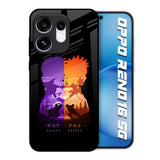 Minimalist Anime Oppo Reno16 5G Glass Back Cover Online