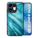 Ocean Marble Oppo Reno16 5G Glass Back Cover Online