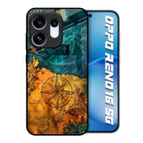Architecture Map Oppo Reno16 5G Glass Back Cover Online