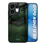 Green Leather Oppo Reno16 5G Glass Back Cover Online