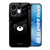 Cute Bear Oppo Reno16 5G Glass Back Cover Online