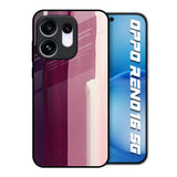 Brush Stroke Art Oppo Reno16 5G Glass Back Cover Online