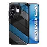 Multicolor Wooden Effect Oppo Reno16 5G Glass Back Cover Online