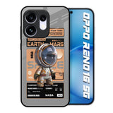 Space Ticket Oppo Reno16 5G Glass Back Cover Online
