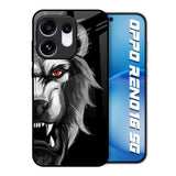 Wild Lion Oppo Reno16 5G Glass Back Cover Online