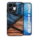 Wooden Tiles Oppo Reno16 5G Glass Back Cover Online