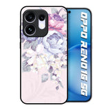 Elegant Floral Oppo Reno16 5G Glass Back Cover Online