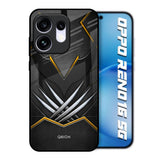 Black Warrior Oppo Reno16 5G Glass Back Cover Online