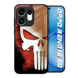 Red Skull Oppo Reno16 5G Glass Back Cover Online