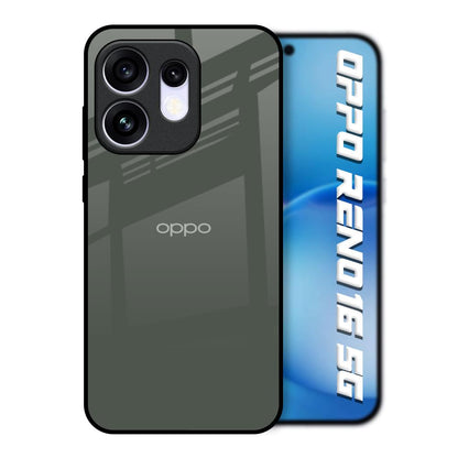 Charcoal Oppo Reno16 5G Glass Back Cover Online