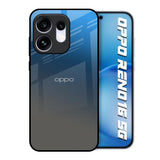 Blue Grey Ombre Oppo Reno16 5G Glass Back Cover Online