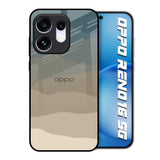 Abstract Mountain Pattern Oppo Reno16 5G Glass Back Cover Online