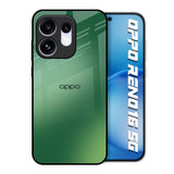 Green Grunge Texture Oppo Reno16 5G Glass Back Cover Online