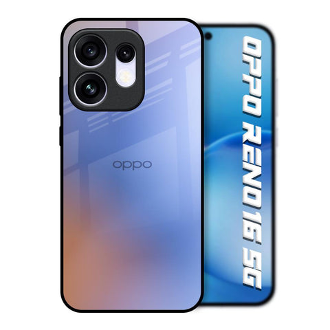 Blue Aura Oppo Reno16 5G Glass Back Cover Online