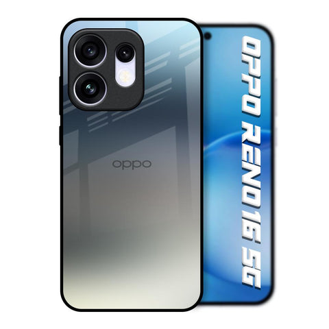 Tricolor Ombre Oppo Reno16 5G Glass Back Cover Online
