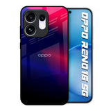 Blue Ombre Oppo Reno16 5G Glass Back Cover Online