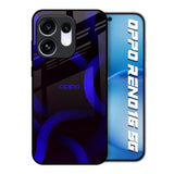 Blue Ring Light Oppo Reno16 5G Glass Back Cover Online