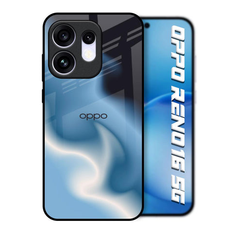 Blue Waves Oppo Reno16 5G Glass Back Cover Online