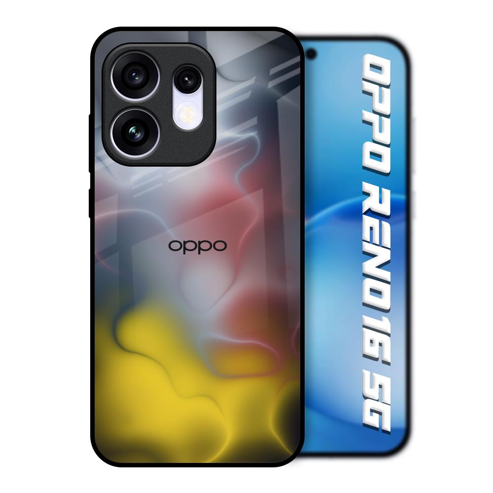 Colorful Smoke Oppo Reno16 5G Glass Back Cover Online