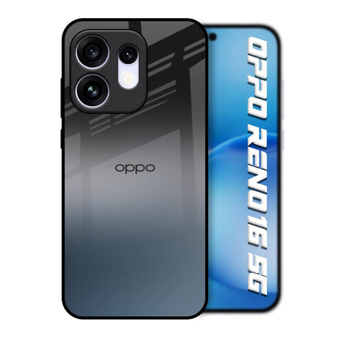 Dramatic Grey Oppo Reno16 5G Glass Back Cover Online