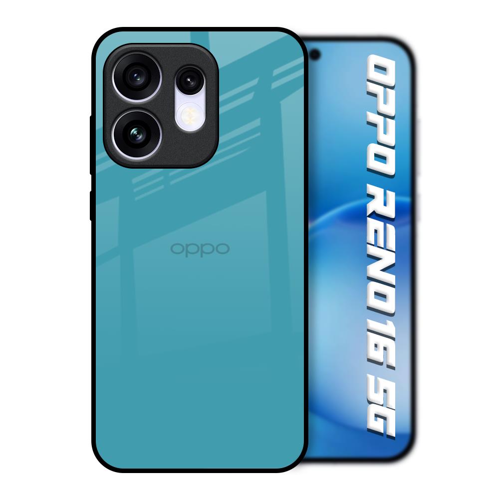 Oceanic Turquiose Oppo Reno16 5G Glass Back Cover Online