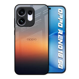 Aesthetic Orange Oppo Reno16 5G Glass Back Cover Online