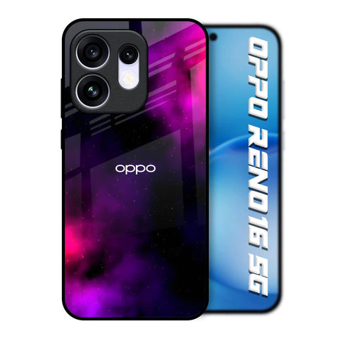 Pink Galaxy Oppo Reno16 5G Glass Back Cover Online