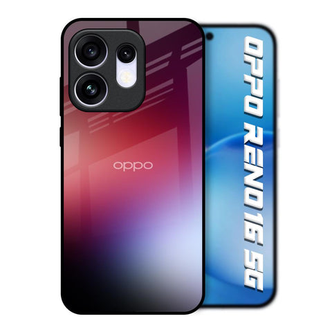 Gaussian Red Oppo Reno16 5G Glass Back Cover Online