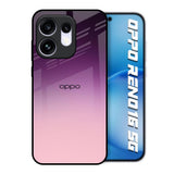 Purple Gradient Oppo Reno16 5G Glass Back Cover Online