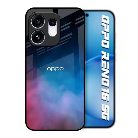 Cloudy Galaxy Oppo Reno16 5G Glass Back Cover Online