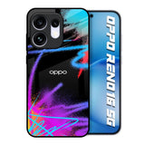 Brushy Color Oppo Reno16 5G Glass Back Cover Online