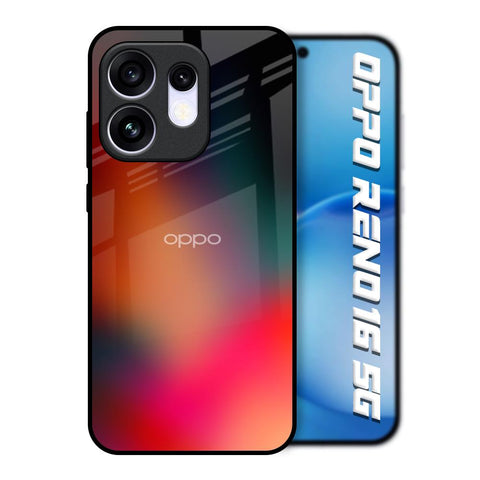 Playful Gradient Oppo Reno16 5G Glass Back Cover Online