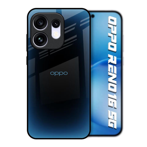 Blue Dynamic Oppo Reno16 5G Glass Back Cover Online