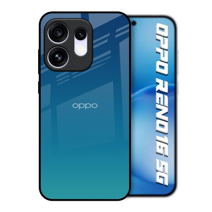 Celestial Blue Oppo Reno16 5G Glass Back Cover Online
