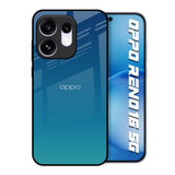 Celestial Blue Oppo Reno16 5G Glass Back Cover Online