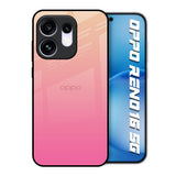 Pastel Pink Gradient Oppo Reno16 5G Glass Back Cover Online