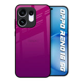 Magenta Gradient Oppo Reno16 5G Glass Back Cover Online