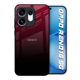 Wine Red Oppo Reno16 5G Glass Back Cover Online