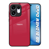 Solo Maroon Oppo Reno16 5G Glass Back Cover Online