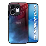 Smokey Watercolor Oppo Reno16 5G Glass Back Cover Online