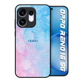 Mixed Watercolor Oppo Reno16 5G Glass Back Cover Online