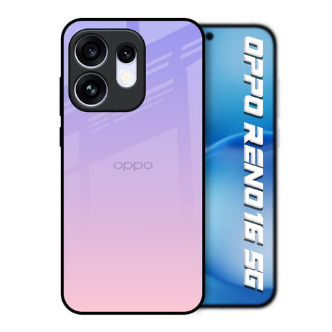 Lavender Gradient Oppo Reno16 5G Glass Back Cover Online