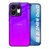 Purple Pink Oppo Reno16 5G Glass Back Cover Online