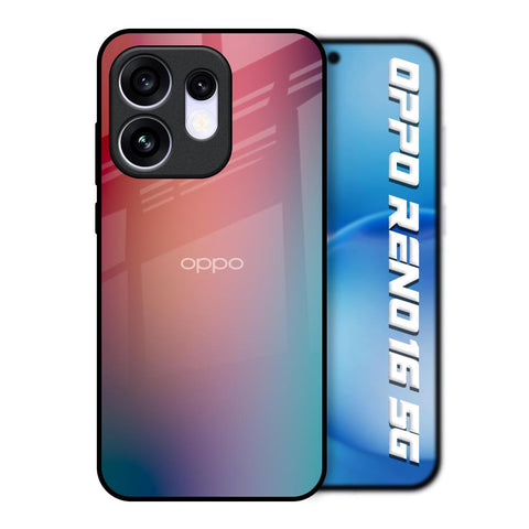 Dusty Multi Gradient Oppo Reno16 5G Glass Back Cover Online